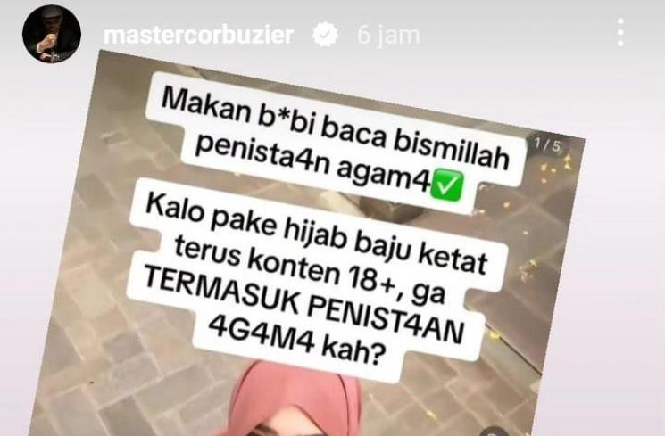 Seleb yang kecam aksi Oklin Fia (Instagram/@mastercorbuzier)