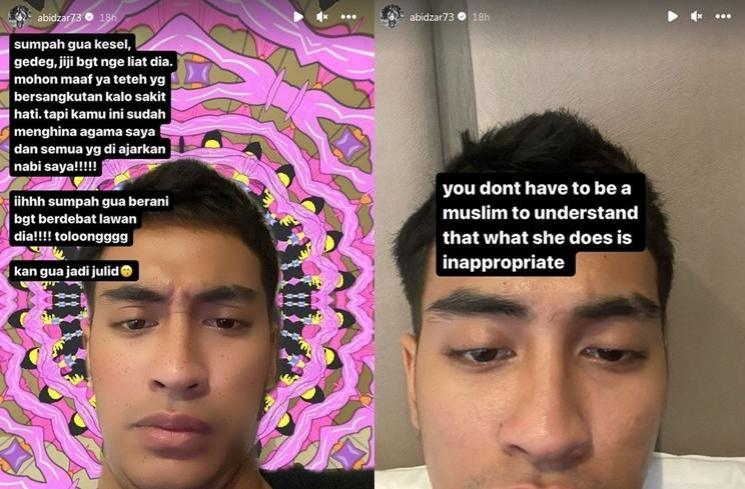 Seleb yang kecam aksi Oklin Fia (Instagram/@abidzar73)