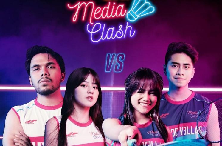 Thariq Halilintar dan Fuji di Media Clash 3.0 (Instagram/@mediaclashkuy)