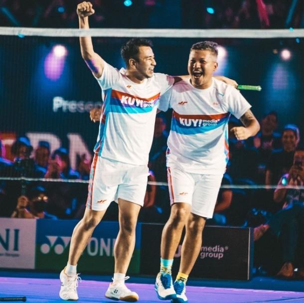 Artis Tanding Badminton di Media Clash 3.0. (Instagram/gadiiing)