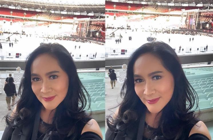 Potret Pungky Sukmawati Nonton Konser Dewa19 (Instagram/@pungky_sukmawati)
