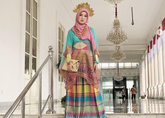 Artis Hadiri Upacara HUT RI di Istana. (Instagram/chafrederica)