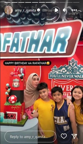 Potret Ulang Tahun Rafathar (Instagram/amy_r_qanita)