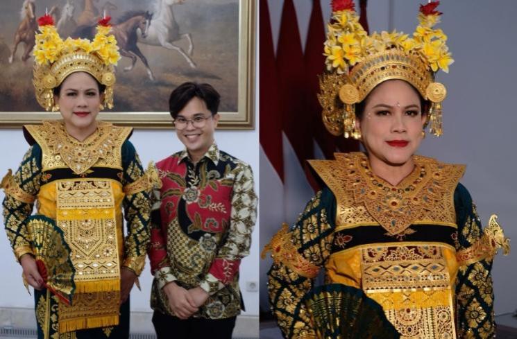 Iriana Jokowi. (Instagram/bennusorumba)
