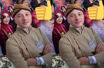 Gantengnya Nicholas Saputra Pakai Beskap saat Upacara HUT RI ke-78 di Istana Merdeka