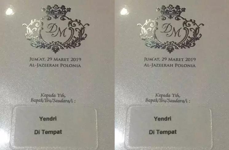 Potret Undangan Pernikahan Penyanyi Dangdut (Instagram/trikarta_invitation)
