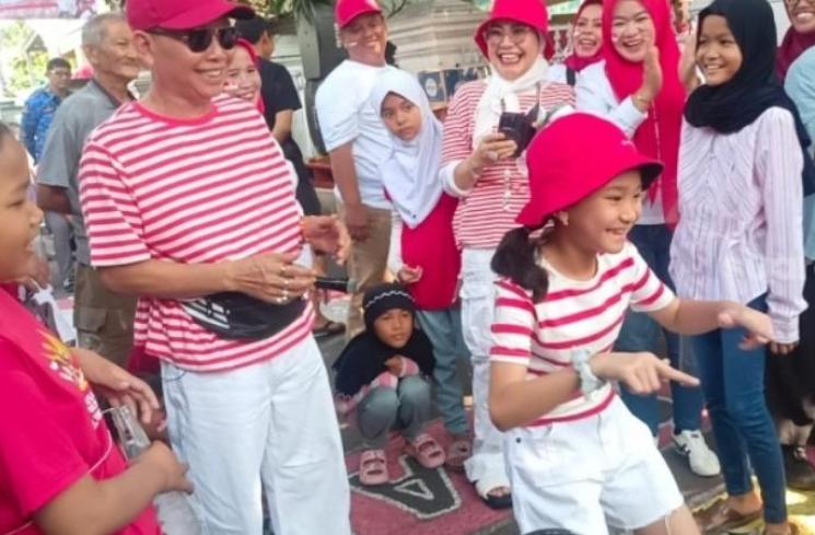Potret Anak Artis Ikut Lomba 17-an. (Suara.com/Rena Pangesti)