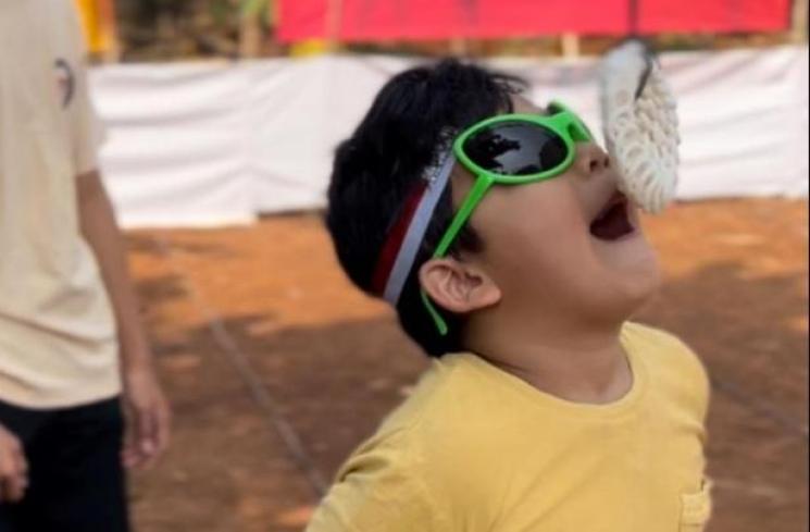 Potret Anak Artis Ikut Lomba 17-an. (Instagram/teukuwisnu)