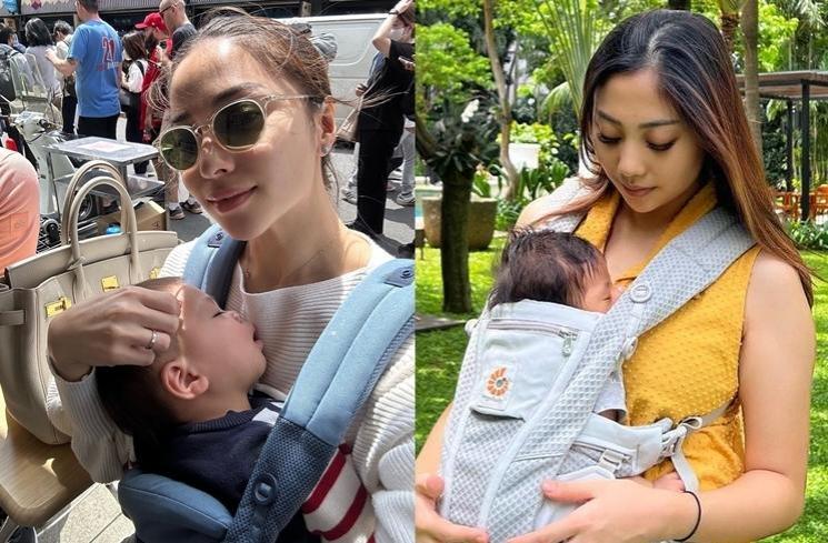 Adu Gaya Nikita Willy dan Winona Willy Momong Anak (instagram/@nikitawillyofficial94/@nonawilly16)