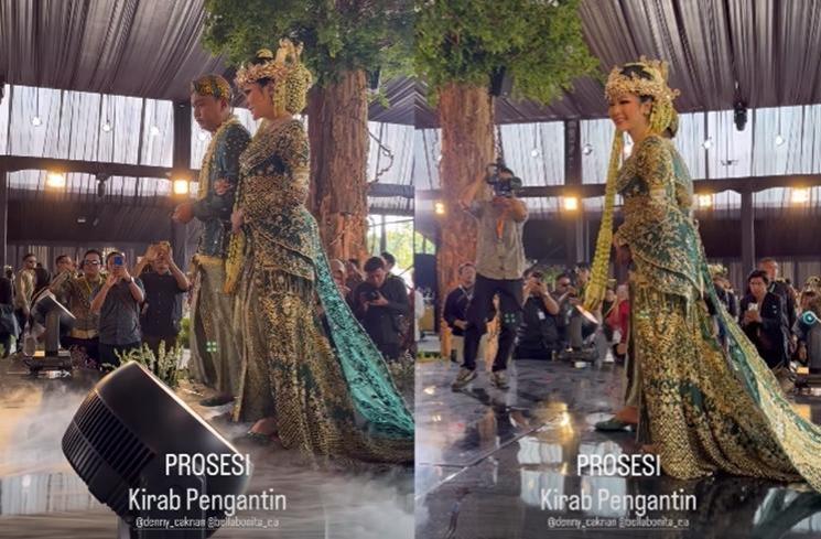 Potret Ngunduh Mantu Denny Caknan dan Bella Bonita (instagram/@faralljibrill_official)