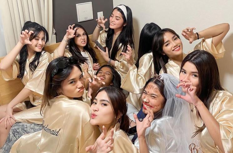 Bridal Shower Azizah Salsha Calon Pratama Arhan. (Instagram/fuji_an)