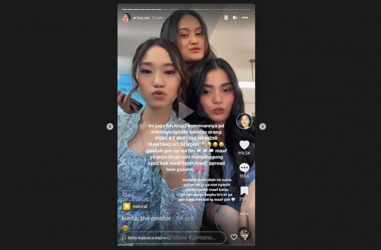 Bridesmaid Azizah Salsha diduga sindir Marshella Aprilia (instagram)