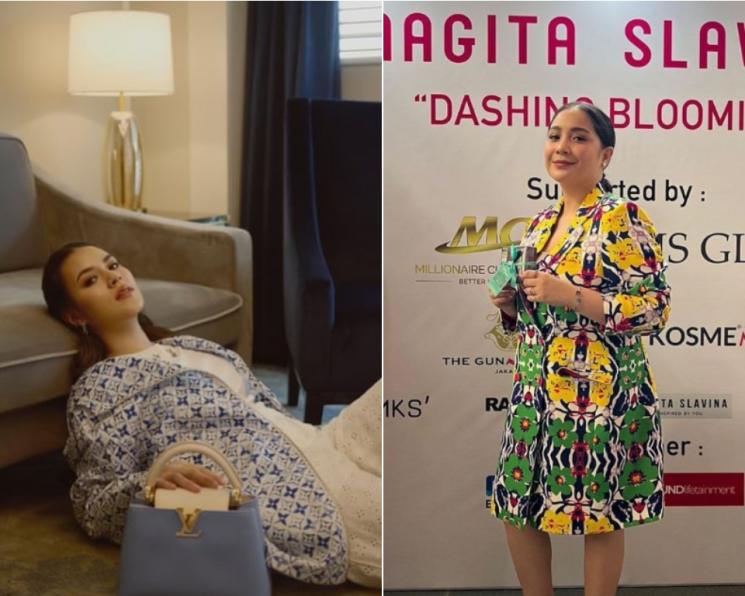 Adu Gaya Raisa dan Nagita Slavin (Instagram/raisa6690 dan raffinagita1717)