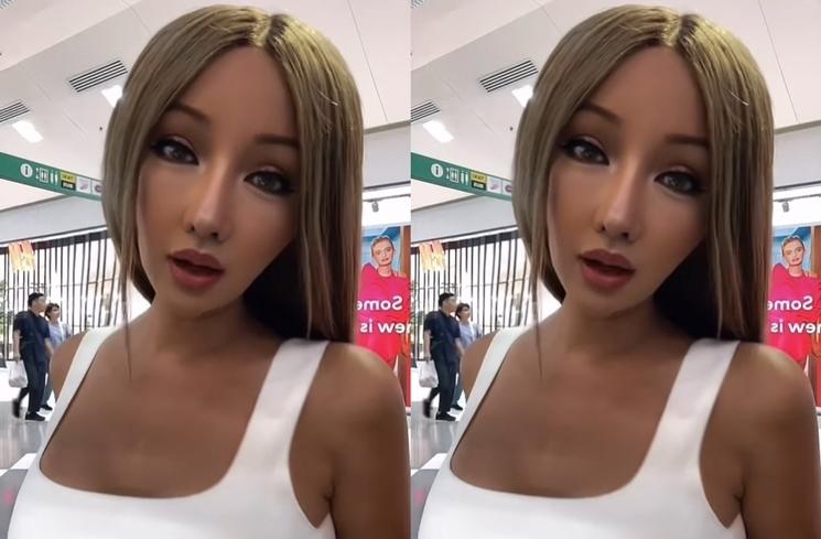 Potret Lucinta Luna Pamer Kulit Eksotis (tiktok/@lucintaluna12)