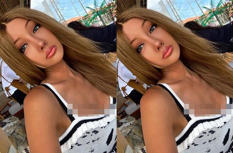 Potret Lucinta Luna Pamer Kulit Eksotis (tiktok/@lucintaluna12)