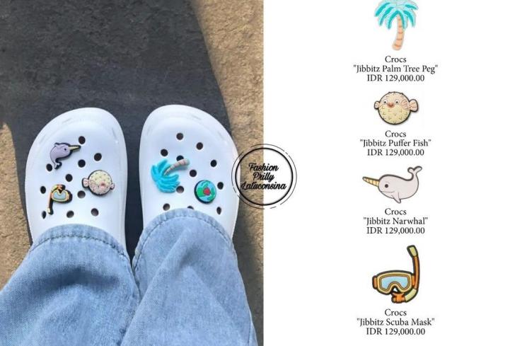 harga sandal dan perintilan aksesoris Prilly Latuconsina (Instagram/@fashion.prillylatuconsinaa)