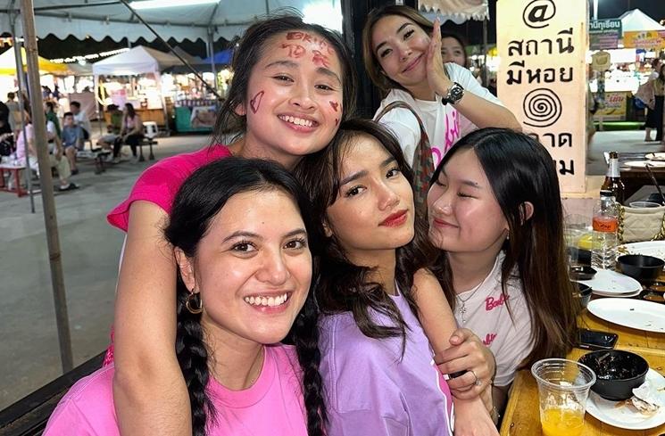 Potret Bridal Shower Gritte Agatha di Thailand (instagram/@gritteagathaa)