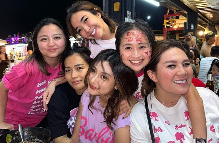 Potret Bridal Shower Gritte Agatha di Thailand (instagram/@gritteagathaa)