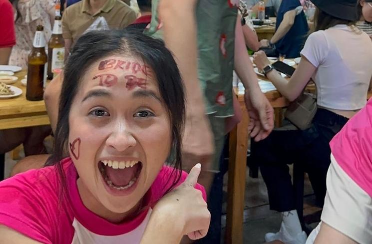 Potret Bridal Shower Gritte Agatha di Thailand (instagram/@gritteagathaa)