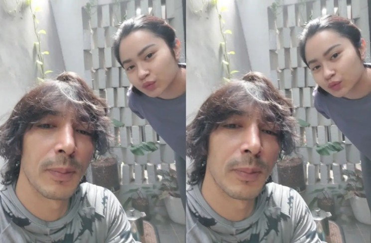 Potret Satine Zaneta dan Abimana Aryasatya. (Instagram/abimana_arya)
