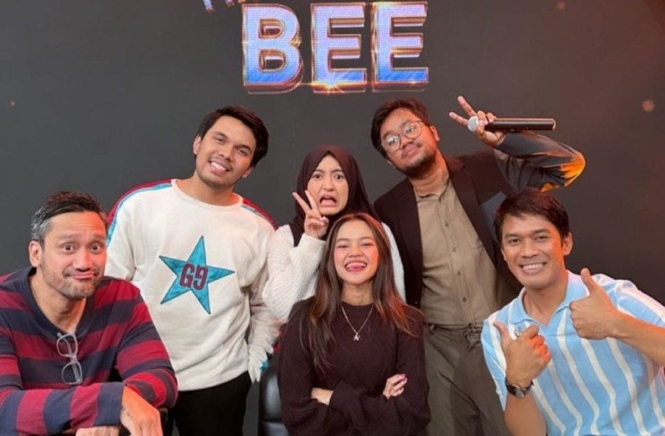 Thariq Halilintar cs di acara The Singing Bee (Instagram)