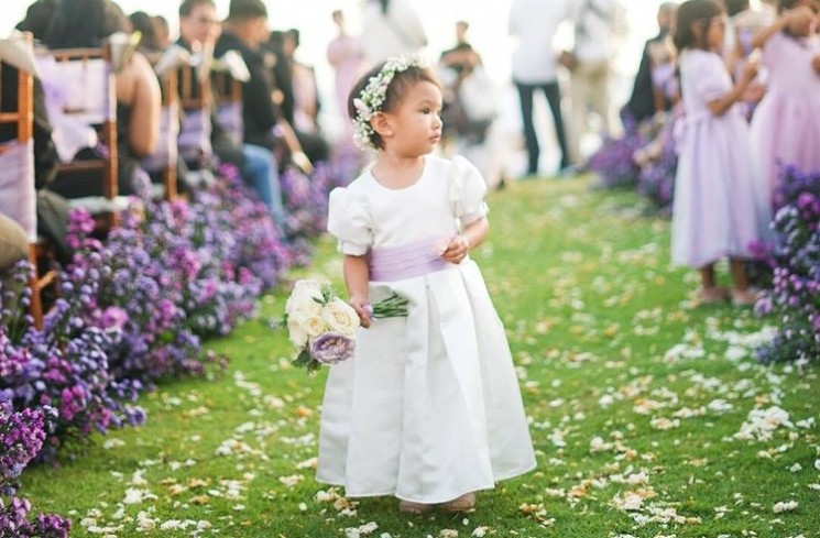 Anak Artis Jadi Flower Girl. (Instagram/shandyaulia)