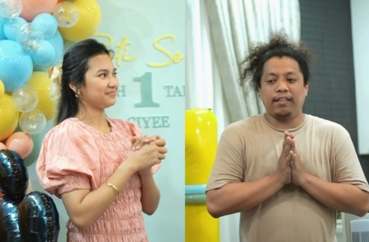 Potret ulang tahun anak Arie Kriting dan Indah Permatasari (Instagram/arie_kriting)