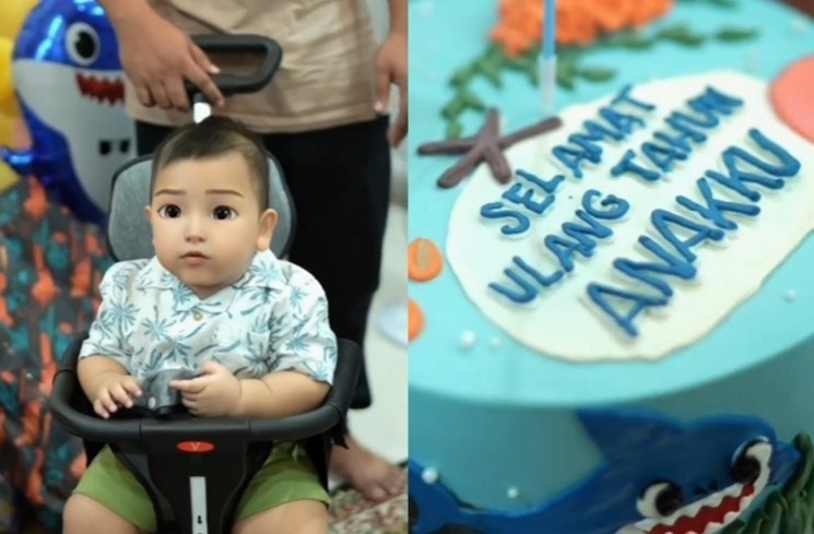 Potret ulang tahun anak Arie Kriting dan Indah Permatasari (Instagram/arie_kriting)