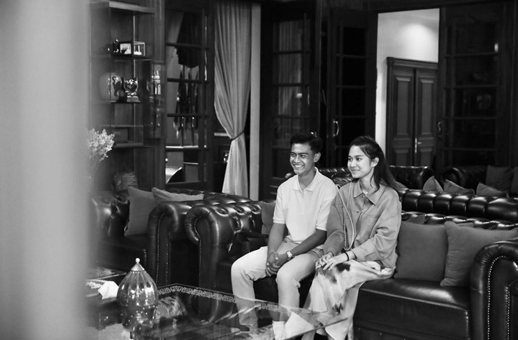 Potret Azizah Salsha dan Pratama Arhan Diundang Prabowo (instagram/@andre_rosiade)