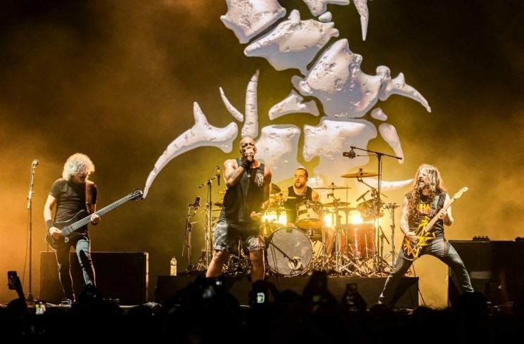 Sepultura di konser JogjaROKCarta 2023 (Instagram/@jogjarockartafest)