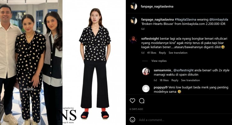 Outfit Nagita Slavina (instagram/fanpage_nagitaslavina)
