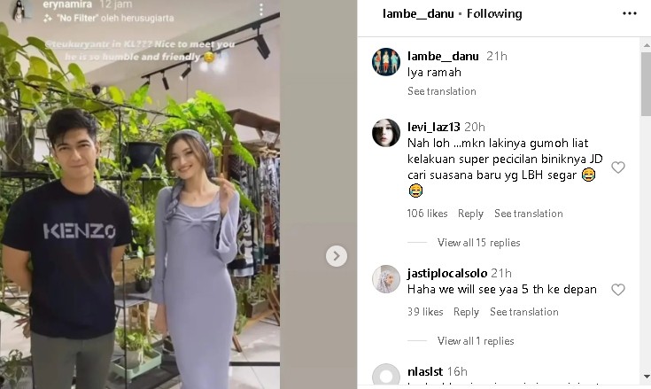 Teuku Ryan Foto dengan Wanita Cantik (Instagram)