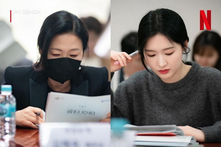 Adu Peran Pemain Drama My Demon (Instagram/@netflixkcontent)