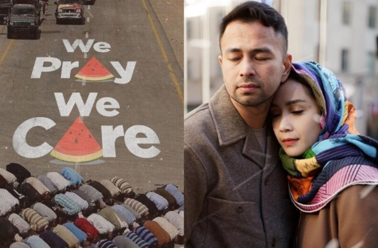 Raffi Ahmad dan Nagita Slavina open donasi untuk Palestina