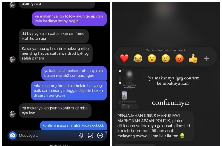 Rebecca Klopper Beberkan Isi DM Dia dengan Seorang Warganet.