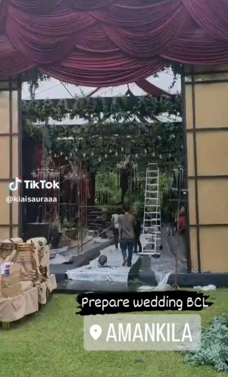Potret Persiapan Nikah BCL dan Tiko Aryawardhana (tiktok/@kiaisauraa)
