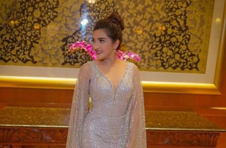 Gaya Ashanty saat Kondangan (instagram/@ashanty_ash)