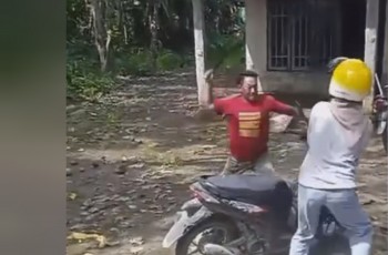 Ngamuk Utangnya Istrinya Ditagih, Pria Ini Aniaya Wanita Petugas Koperasi hingga Motornya Ikut Dibacok