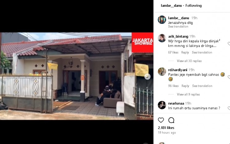 Rumah Ibunda Jeje Govinda (instagram)