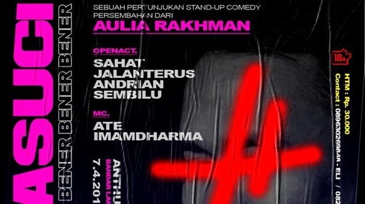 Perjalanan Karier Aulia Rakhman (Twitter/@standupindo_lpg)