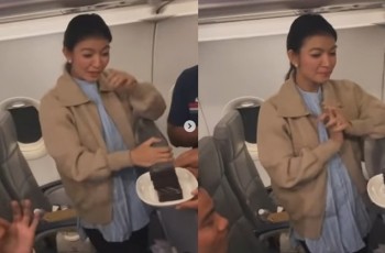 Bareng Rombongan Tim Sukses Prabowo-Gibran, Selvi Ananda Dikasih Surprise Ultah Di Atas Pesawat