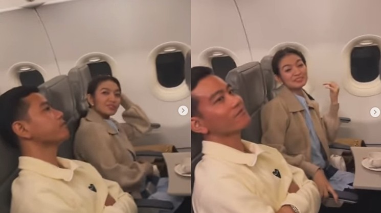 Potret Ultah Selvi Ananda di Pesawat (Instagram/@raffinagita1717)