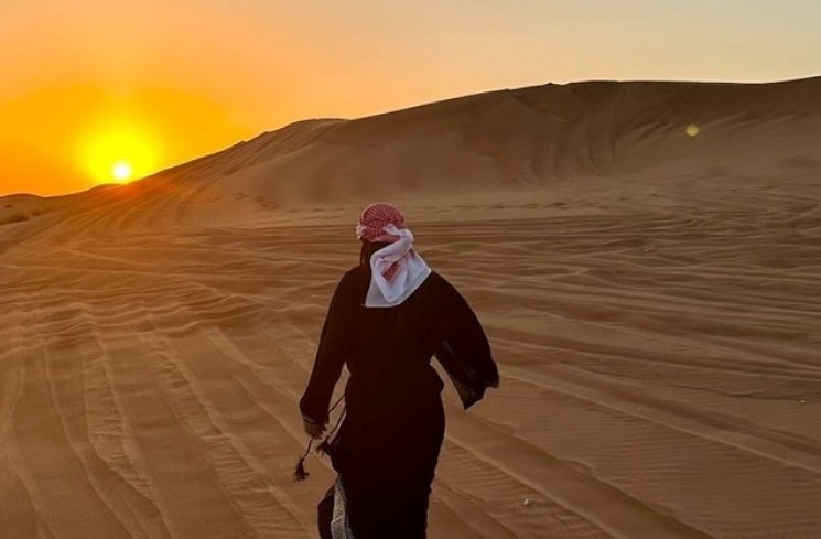 Potret Aaliyah Massaid di Dubai (Instagram/@aaliyah.massaid)