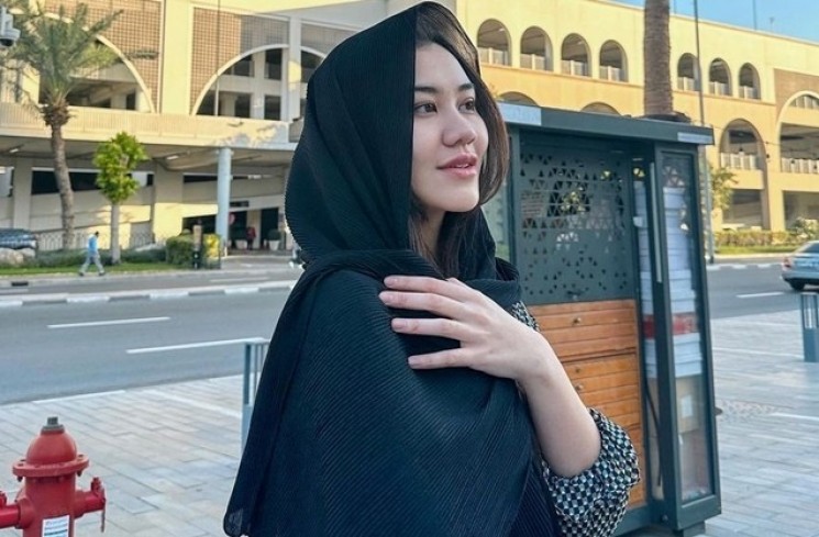 Potret Aaliyah Massaid di Dubai (Instagram/@aaliyah.massaid)