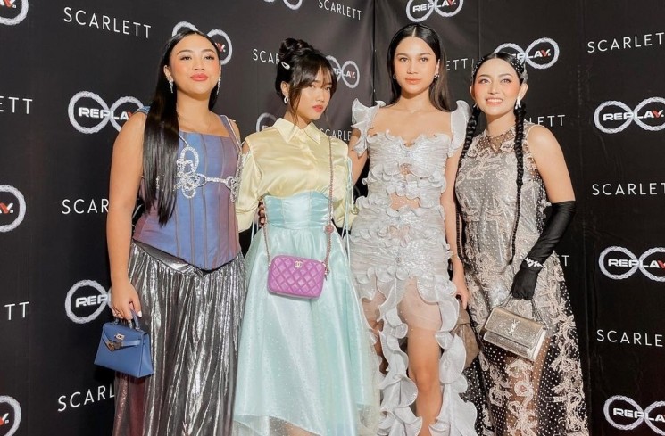 Chelsea Veronnia, Fuji, Azizah Salsha, Rachel Vennya (Instagram/@fuji_an)