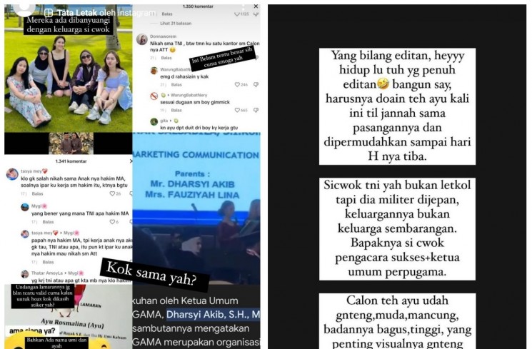Profesi Diduga Orang Tua Tunangan Ayu Ting Ting.(Instagram/@_iamsnowhite)
