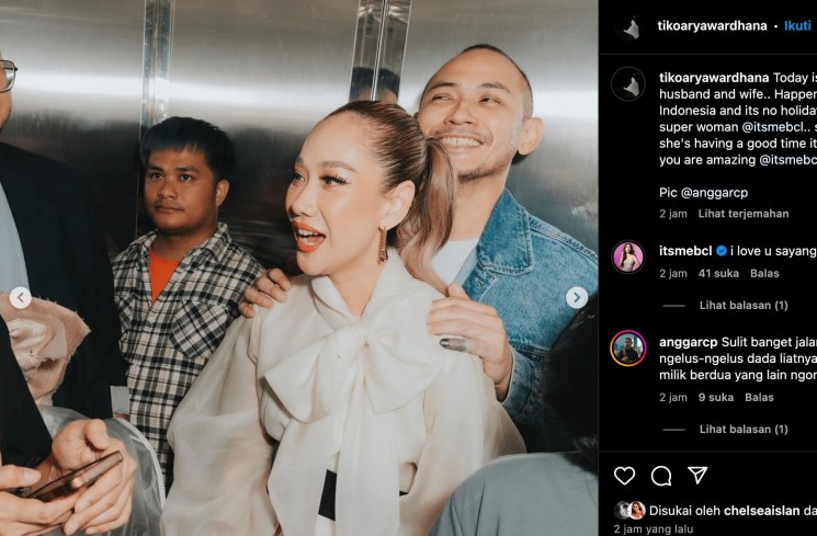 BCL dan Tiko Aryawardhana. (Instagram/@tikoaryawardhana)
