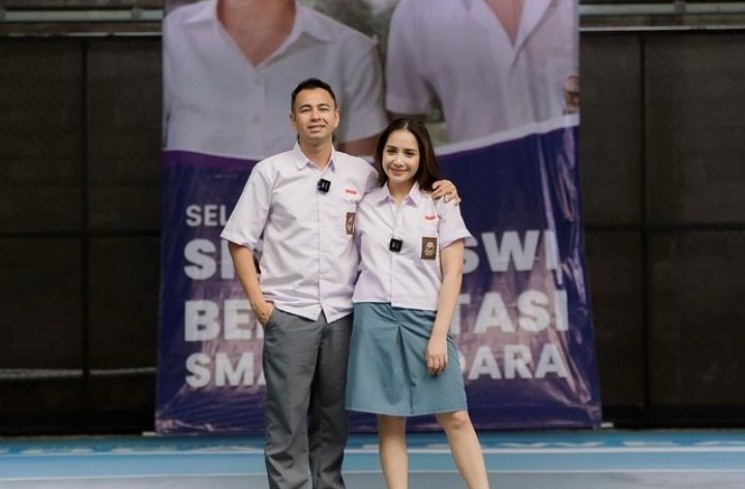 Raffi Ahmad dan Nagita Slavina Saat Acara Ultah.(Instagram/@raffinagita1717)