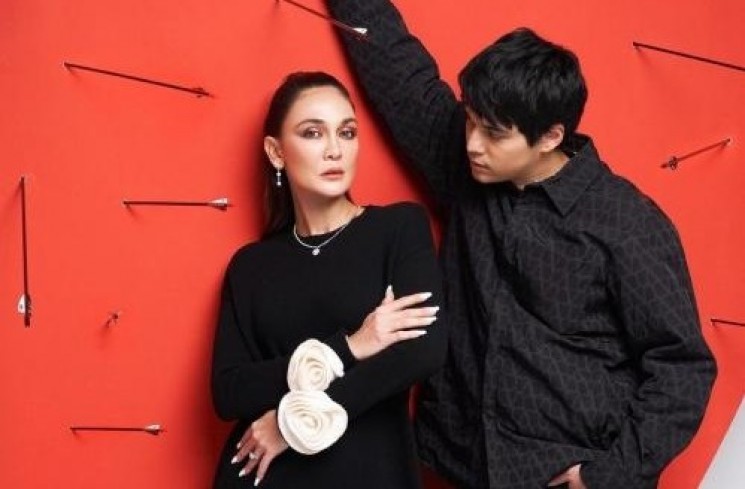 Maxime Bouttier dan Luna Maya. (instagram/@lunamaya)