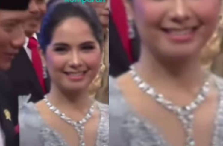 Kalung berlian Annisa Yudhoyono